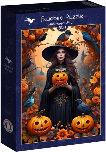 Bluebird puzzle halloweenska vještica 500 dijelova