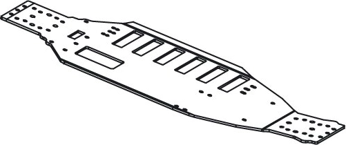 Jamara BL8 Chassis - 1 piece