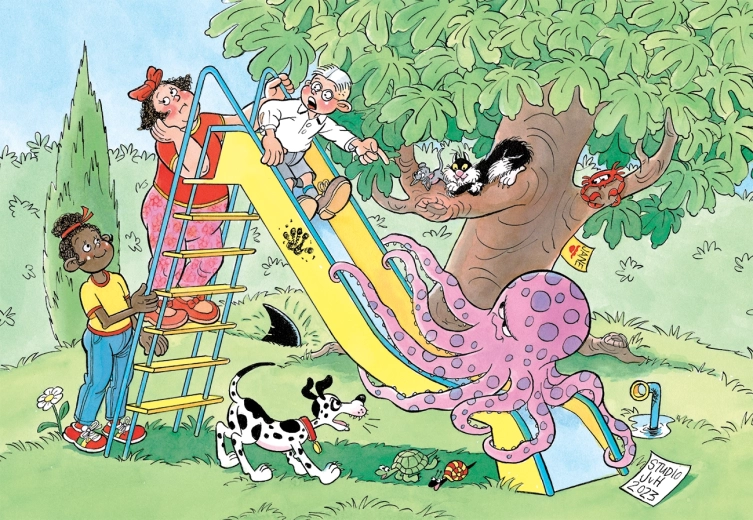 JUMBO puzzle Klizava tobogan za djecu - 150 komada