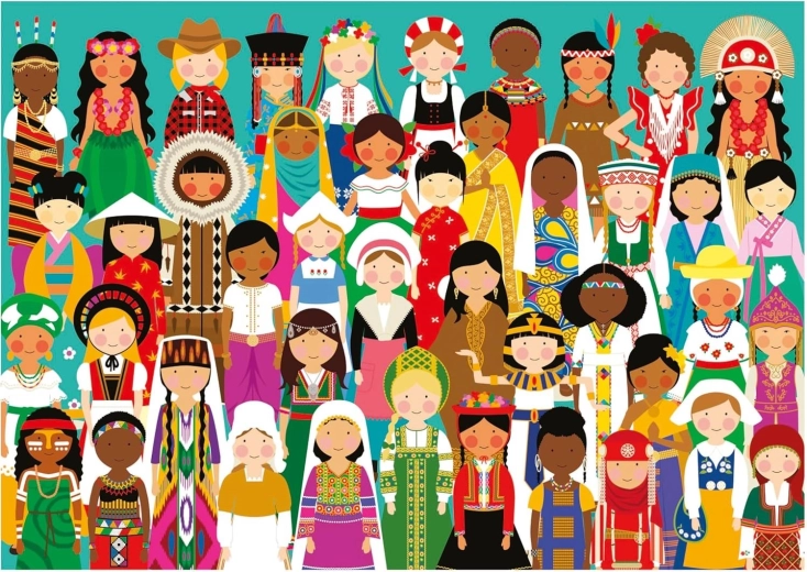 Educa puzzle Djevojke svijeta 300 dijelova