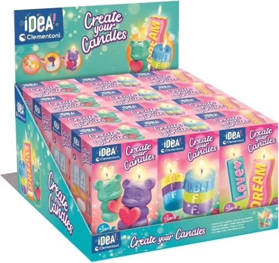 Mini tvornica svijeća – kreativni set za izradu 2 svijeće