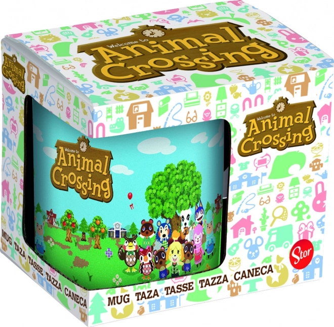 keramička šalica animal crossing 315 ml