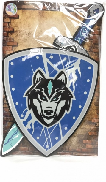 Pjenasti mač i štit lisica za djecu