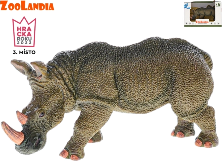 Zoolandia Rhinoceros – plastic figurine 14 cm