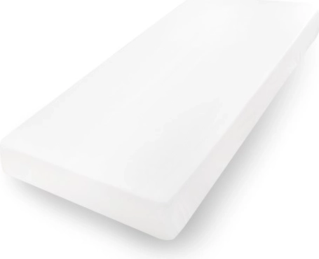 Babymatex rastezljiva jersey plahta za dječji krevetić 60 × 120 cm, bijela