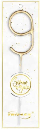 Prskalica broj 9, 16,5 cm, zlatna