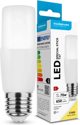 LED žarulja Modee Lighting Stick T37 7,9 W E27, toplo bijela, 650 lm