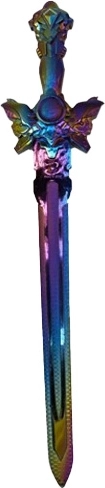 Dječji fantasy mač s duginim efektom 58 cm - 1 komad