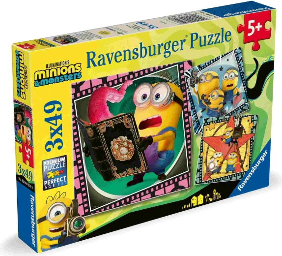 Minions 3 Puzzle, 3 × 49 Pieces