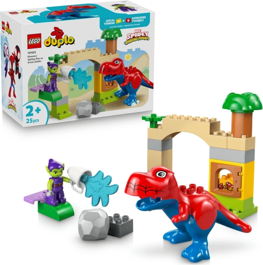 LEGO DUPLO Marvel Spidey-Rex vs. Green Goblin – building set for toddlers
