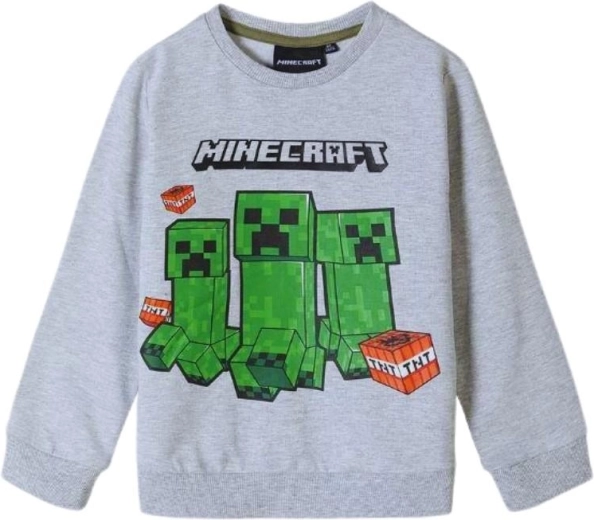 Gray Minecraft Hoodie