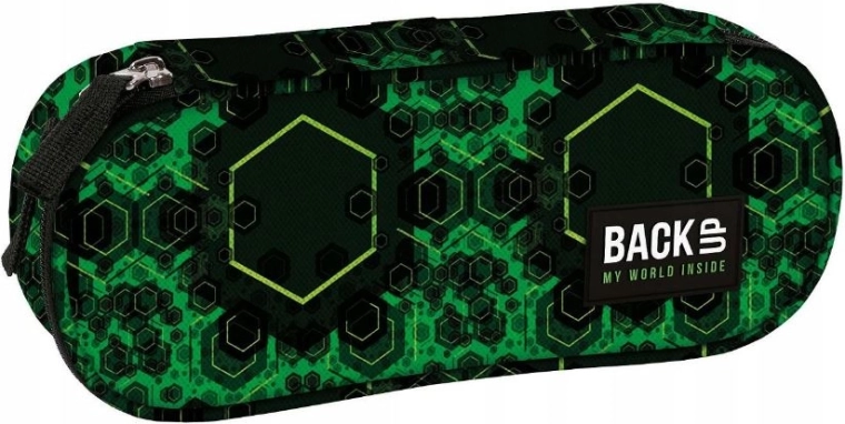 Školska pernica etui BackUP quantum zelena - 1 kom