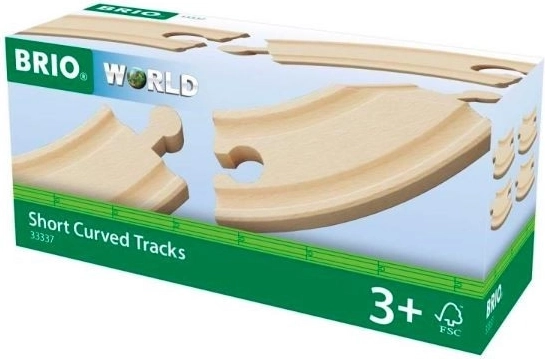 Brio kratki zavoji za drvenu željeznicu