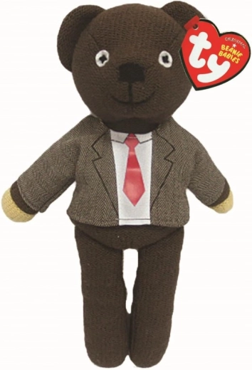 Ty Mr. Bean plišani medvjedić Teddy s jaknom i kravatom 20 cm - 1 komad