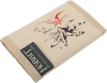Textile wallet Hobbit with Middle-earth motif