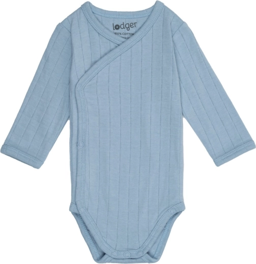 Lodger hidrofilski body s dugim rukavima solid blue fogg 62