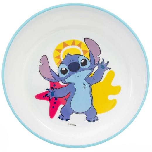 Dječja zdjelica s protukliznim dnom DISNEY STITCH, bez BPA, za mikrovalnu
