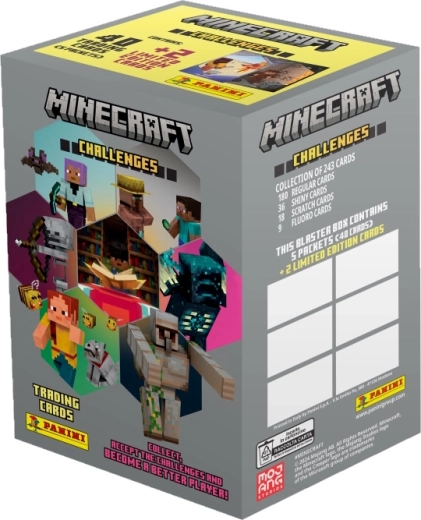 Minecraft kolekcionarske karte – Challenges blaster box