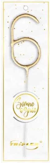 Prskalica broj 6, zlatna 16,5 cm