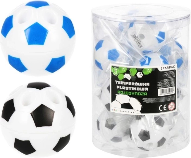 Football-shaped pencil sharpener - 1 piece