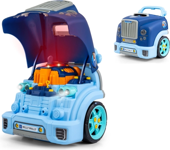 Realistični model prednjeg dijela automobila s otvarajućom haubom MILLY MALLY N-GINE, plavi