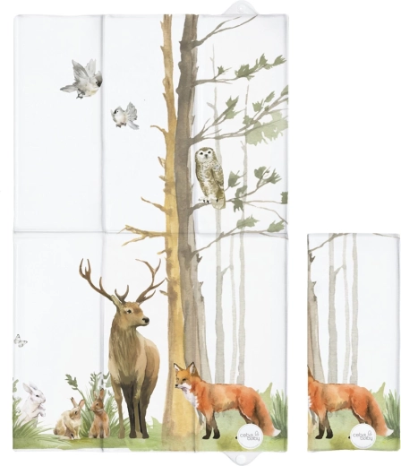 Ceba Baby putna podloga za presvlačenje Basic Woodland 60 × 40 cm
