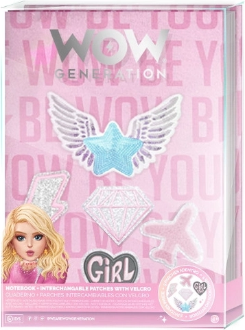 Konfigurabilna bilježnica WOW Generation s izmjenjivim našivcima A5