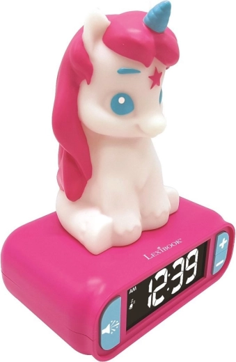 Dječji budilica s jednorogom i noćnim svjetlom