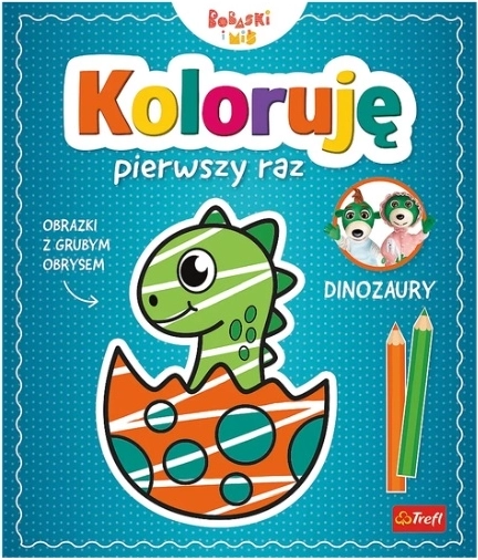 Bojam prvi put: Dinozauri – dječja bojanka s dinosaurima