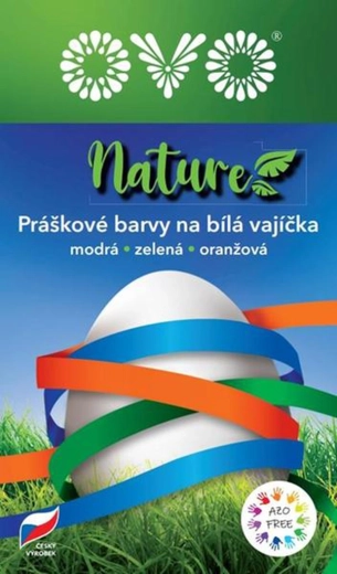 Ovo Nature drvene bojice – 3 boje (plava, zelena, narančasta)