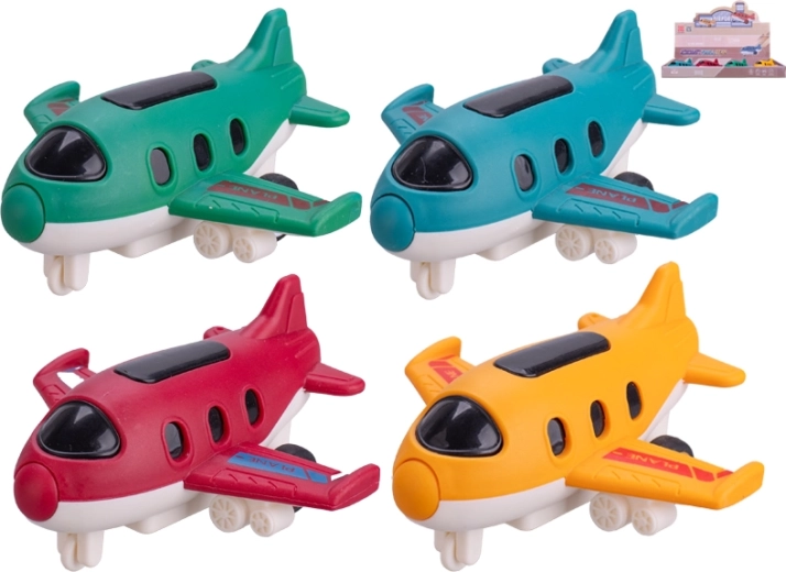 Zamašnjak avion 9,5 cm – izdržljiva plastična igračka za djecu