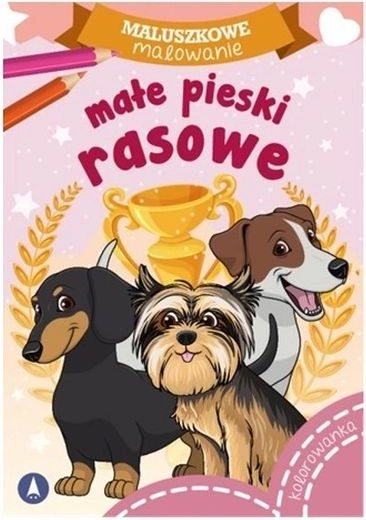 Maluszkowe bojanje: mala čistokrvna štenad