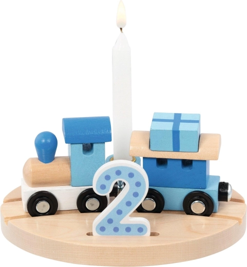 Oslo birthday train with numbers 1–6