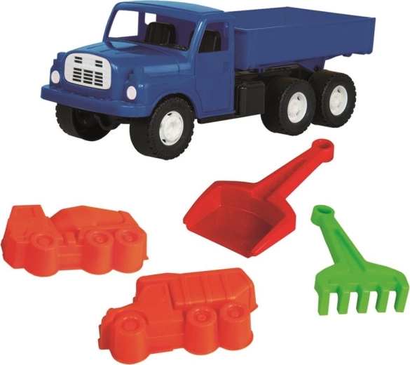 Dino Tatra Flatbed Sand Play Set, 5 pcs