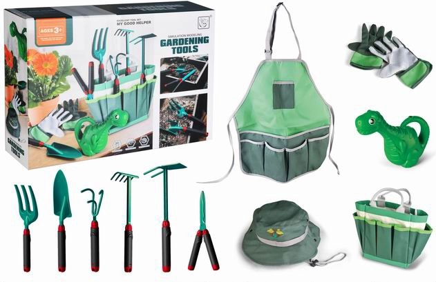 Vrtni set za male vrtlarice i vrtlariće JANOD s kanticom za zalijevanje