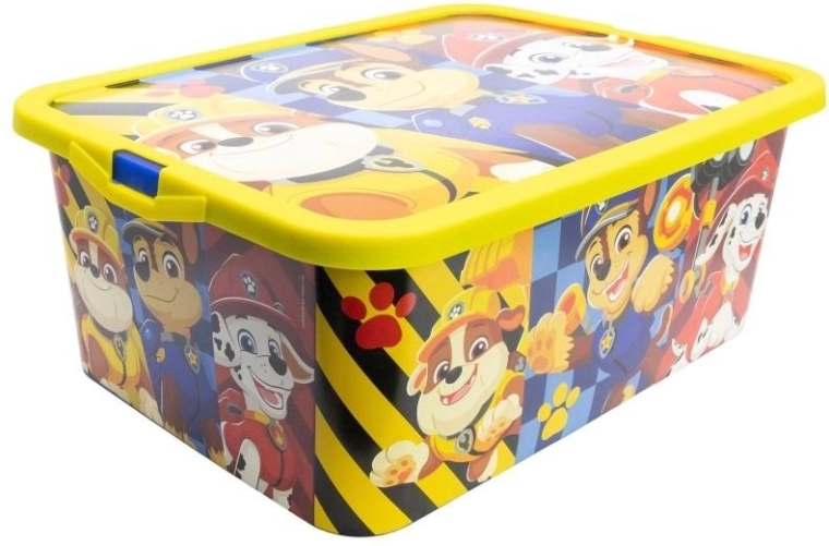 Velika kutija za pohranu s poklopcem na kopče Paw Patrol