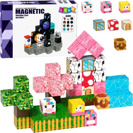 Magnetske kocke za gradnju jednoroga 3D 50 dijelova