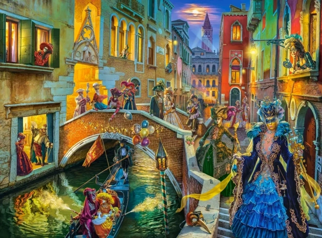 Puzzle 3000 dijelova Karneval u Veneciji