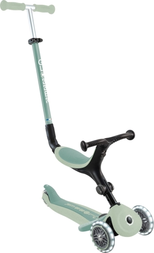Globber GO•UP Active Lights Ecologic 3u1 pistacija