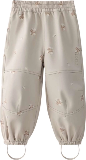 Leokid softshell pants Vic Silver Cloud Flower 98