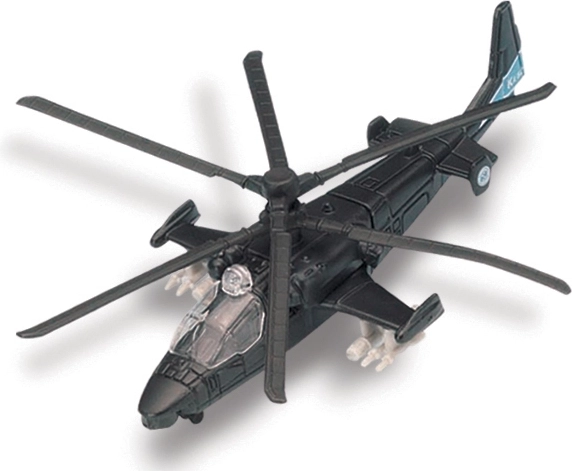 Maisto Fresh Metal Tailwinds KA-52 Alligator mat crni model zrakoplova