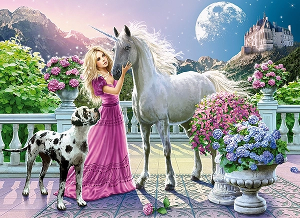 Puzzle 300 dijelova My Friend Unicorn od Castorlanda