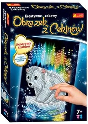 Slika od šljokica – medvjedić
