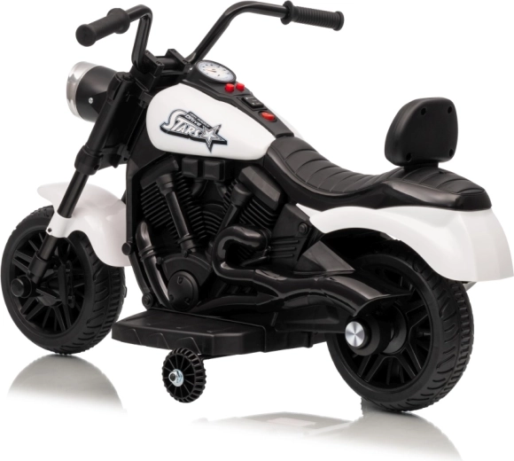 STAR children's electric motorcycle, white