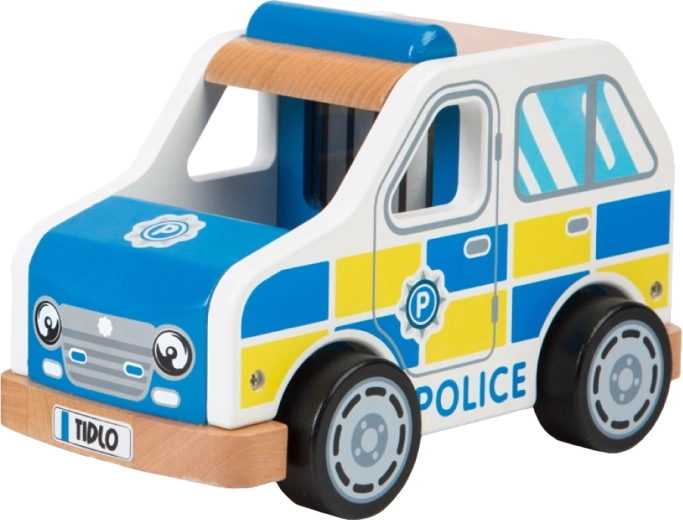 Tidlo drveni policijski auto