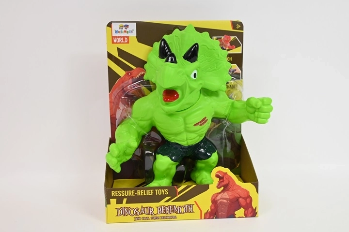 Behemoth mekana figurica dinosaura triceratopsa zelena