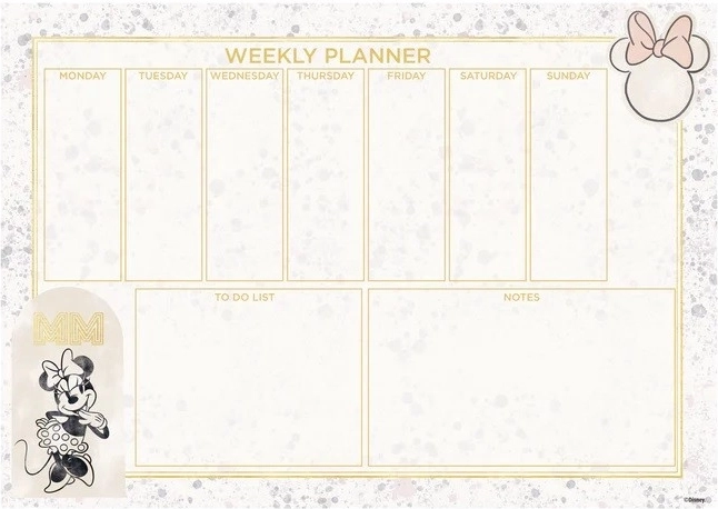 Minnie Weekly Planner Desk Pad (A4)