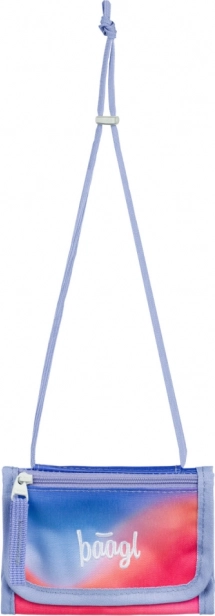 Baagl novčanik za oko vrata Duga crvena