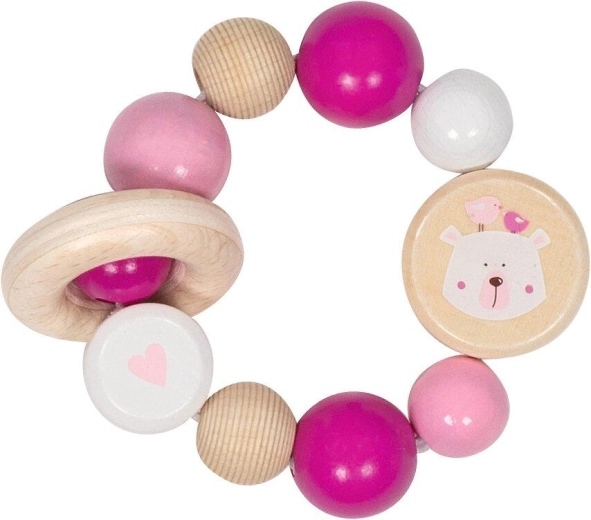 Goki elastic touch ring with polar bear - 1 piece