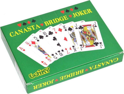 Igraće karte za Kanastu u papirnatoj kutiji